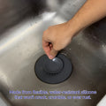 Silicone Bathtub Stopper and Kitchen Sink Strainer - 2 Pack.