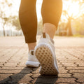Woman running.