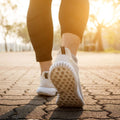 Woman running.