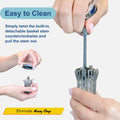 Drain Buddy Ultra Flo 6-Pack Replacement Baskets for Bathroom Sink (Fits 1.25” Wide Sink Drains)