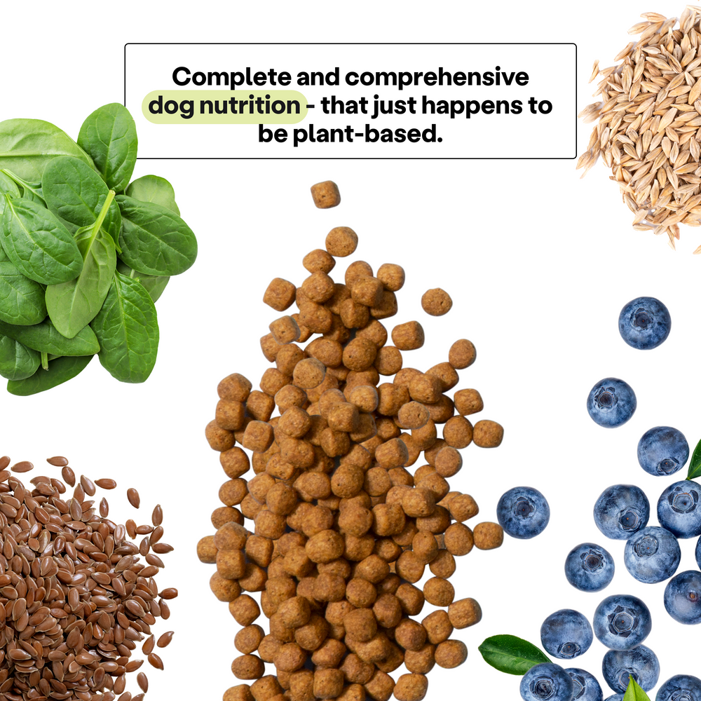 Complete and comprehensive dog nutrition.
