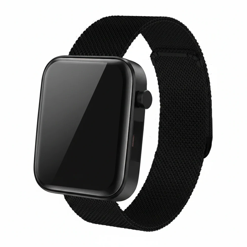 Black Stainless Steel Watch Band