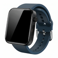 Blue Silicone Watch Band